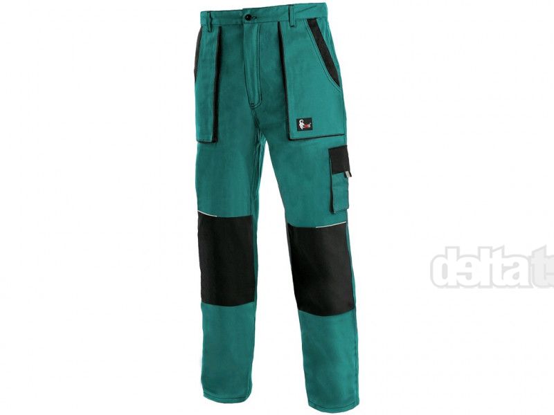 CXS LUXY JOSEF čierno-zelené nohavice