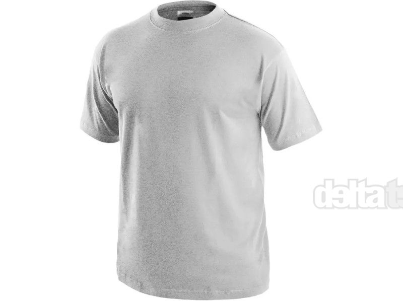 Tričko CXS DANIEL, krátký rukáv, světle šedý melír