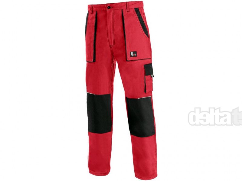 CXS LUXY JOSEF čierno-červené nohavice