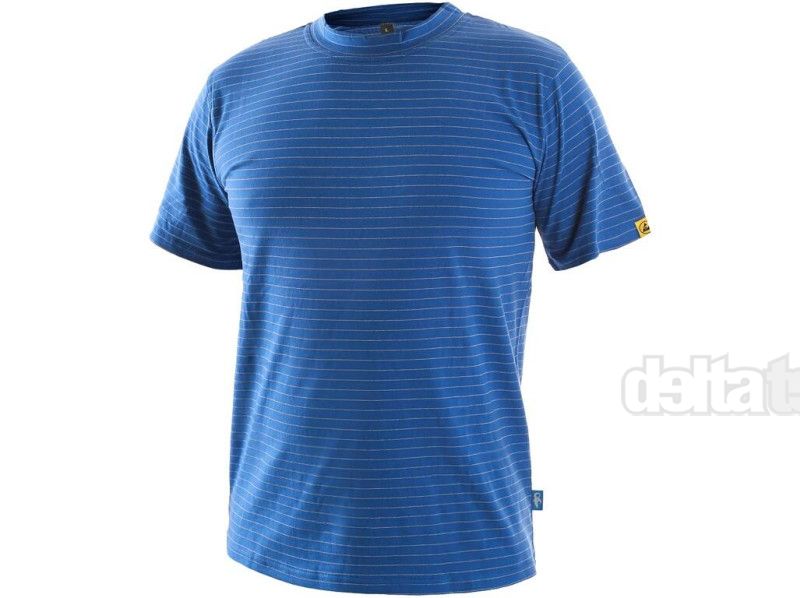Tričko ESD CXS NOME, antistatické, středně modré
