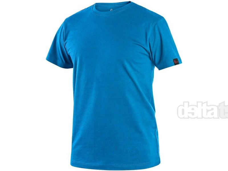 Tričko CXS NOLAN, krátký rukáv, azurově modrá