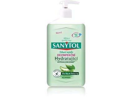 Dezinfekčné mydlo SANYTOL, pumpička, 250 ml