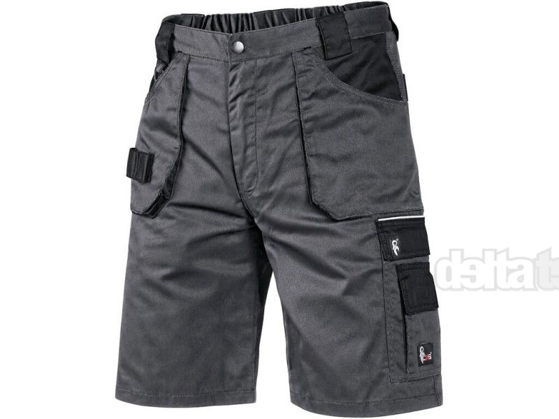 CXS ORION DAVID (krátke) čierno-šedé nohavice