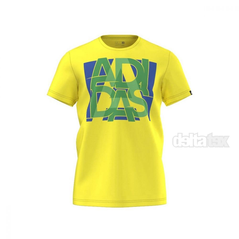 Pánske tričko ADIDAS AI6038 yellow