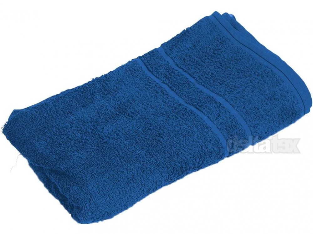 Froté ručník, 50 x 100 cm, středně modrý