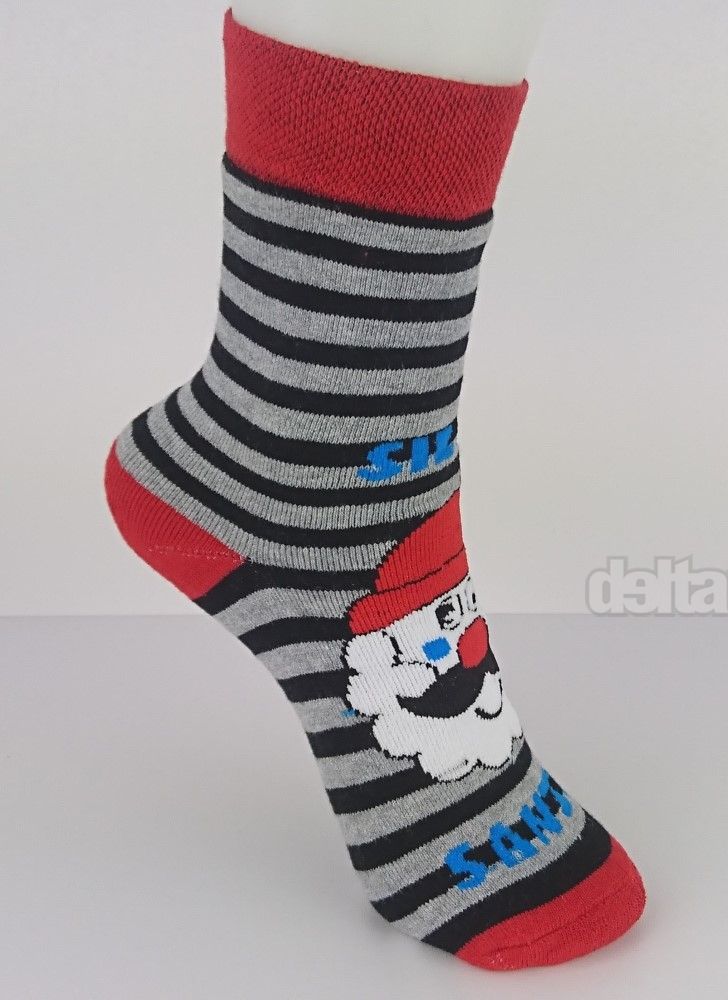 Ponožky thermo vianočné NLD grey