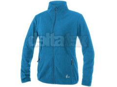 Mikina CXS GRANBY LADY, dmsk, fleece, azurov modr