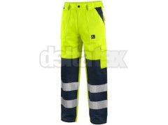 Kalhoty CXS NORWICH, vstran, pnsk, luto - modr