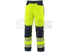 Kalhoty CXS HALIFAX, pnsk, vstran se sovinou, luto-modr