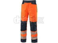 Kalhoty CXS HALIFAX, pnsk, vstran se sovinou, oranovo-modr