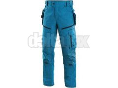 Kalhoty CXS LEONIS, p�nsk�, st�. modr� s �ern�mi dopl�ky