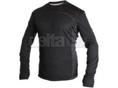 Tri�ko CXS COOLDRY, funk�n�, dlouh� ruk�v, p�nsk�, �erno-tmav� �ed�