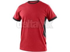 Tri�ko CXS OWEN, kr�tk� ruk�v, p�nsk�, �erveno-�ern�