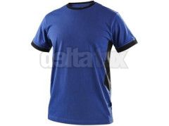 Tri�ko CXS OWEN, kr�tk� ruk�v, p�nsk�, modro-�ern�