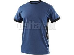 Tri�ko CXS OWEN, kr�tk� ruk�v, p�nsk�, ocelov� modro-�ern�