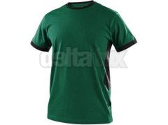 Tri�ko CXS OWEN, kr�tk� ruk�v, p�nsk�, zeleno-�ern�