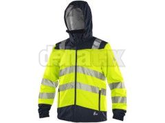 Bunda CXS HALIFAX SHELL, p�nsk�, v�stra�n�, �luto-modr�