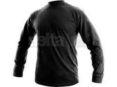 POT./UPR. Pnsk triko s dlouhm rukvem PETR, ern, vel. 5XL