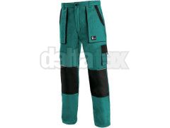 CXS LUXY JOSEF čierno-zelené nohavice (predĺžené)