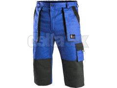 Krátke - 3/4 montérkové nohavice CXS LUXY PATRIK čierno-modré