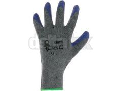 Rukavice COLCA, meny v latexu, edo-modr, blistr, vel. 10