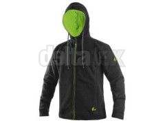 Mikina HARRISON, p�nska, �ierno-zelen�