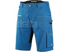 CXS STRETCH modro-čierne nohavice (krátke)