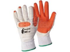Rukavice CXS BLANCHE, s blistrem, men v latexu, vel. 10