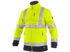 Bunda CXS PRESTON, v�stra�n�, fleece, �lto - modr�