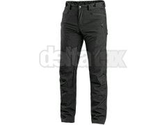 Nohavice CXS AKRON, softshell, čierne