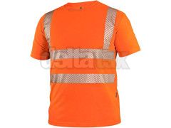 Tričko CXS BANGOR, výstražné, pánske, oranžové