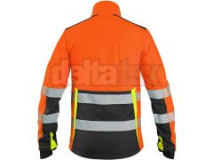 Bunda CXS BENSON, vstran, softshell, oranovo - ierna