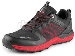 Obuv polobotka softshellov CXS SPORT, erno-erven