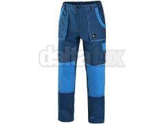 Kalhoty do pasu CXS LUXY JOSEF, pnsk, modro-modr