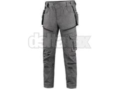 Kalhoty CXS LEONIS, p�nsk�, �ed� s �ern�mi dopl�ky