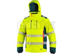 Bunda CXS BEDFORD WINTER, vstran, zimn, pnsk, softshell, luto-petrolov