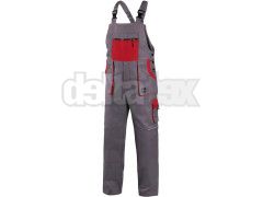 Nohavice na traky CXS LUXY ROBIN červeno-šedé
