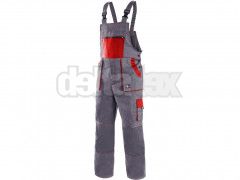 CXS LUXY ROBIN červeno-šedé nohavice (traky)