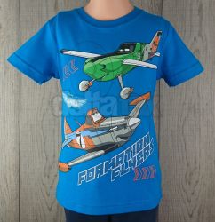 Chlapčenské tričko s krátkym rukávom DISNEY PLANES DISL KTJM55168 atol blue