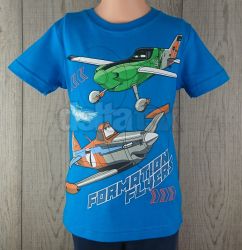 Chlapensk triko s krtkym rukvom DISNEY PLANES DISL KTJM55168 atol blue