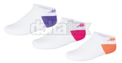 lenkov ponoky KAPPA 304M5Q0 white purple 3 pack