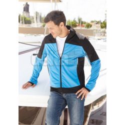 Pnska softshellov bunda KARIBAN K415 air blue- black