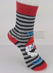 Ponožky thermo vianočné NLD grey