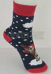 Ponožky thermo vianočné NLD navy