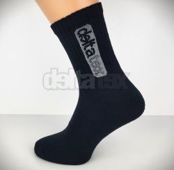 Klasické ponožky DELTA 2+1 black 3 pack