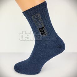 Klasické ponožky DELTA 2+1 denim blue 3 pack