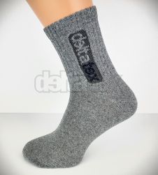 Klasické ponožky DELTA 2+1 šedá 3 pack