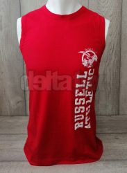 Pnske triko bez rukvov RUSSELL ATHLETIC BR red