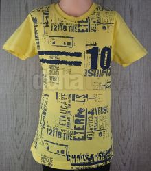 Chlapčenské tričko s krátkym rukávom SAFARI 4506 žltá