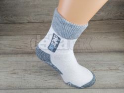 Ponožky thermo DELTA  bielo/ sivá/ blue